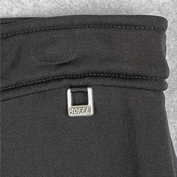 Roffe Ski Snow Pants Womens Size 14 Black 34" Waist - Picture 4 of 15